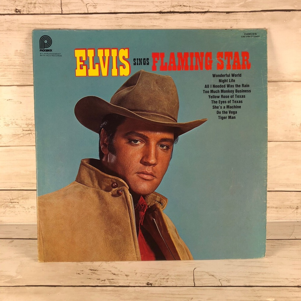 Elvis Presley Elvis Sings Flaming‎ Star Vinyl LP Pickwick Camden CAS-2304 1969